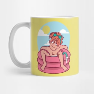 Summer - inflatable pool Mug